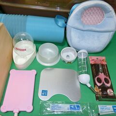 小動物用 ゲージ 回し車 ヒーター 床材他 小物色々の画像