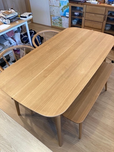 【商談中】無印良品　オーク材　ダイニングテーブルセット