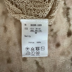 1000円から値下げ中古美品レースカーディガンの画像