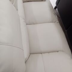 リユースのサカイ栃木店★ジモティ割あり★  ソファー ベージュ W154×D88×H83 クリーニング済み TC9733の画像