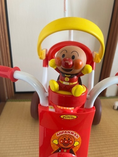 折りたたみ三輪車 アンパンマン オールインワンUP3