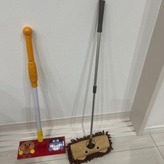 アンパンマンモップ　子供用モップセットの画像