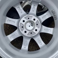 165/65R14 ホイール付きスタッドレスタイヤ4本 美品 ほぼ新品の画像