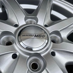 165/65R14 ホイール付きスタッドレスタイヤ4本 美品 ほぼ新品の画像