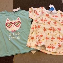 【取引確定】新品タグ付き　110cm 半袖トップスの画像