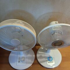扇風機2個セットの画像