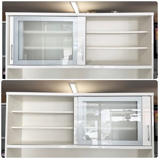 【超美品‼️】定価39万♪ 高級 松田家具 156cm幅キッチンボード 超美品‼️】定価39万♪ 高級 松田家具 156cm幅キッチンボード 食器