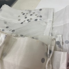 No.884２枚組カーテン　中古濃いピンクＢ150✖️100の画像