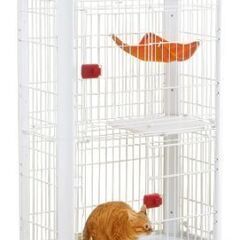 猫　ケージ　2段（0円）の画像