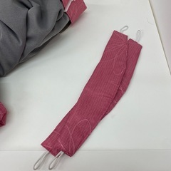 No.884２枚組カーテン　中古濃いピンクＢ150✖️100の画像