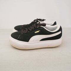 PUMA　スウェードマユ　厚底スニーカー 23cmの画像