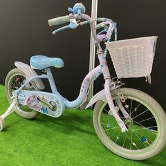 【子供用自転車16インチ】ides アイデス　ウィズフレンド Party　エルサ【引取限定・現状渡し】三重県の画像
