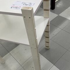 ★リユースのサカイ千葉中央店★木製ラック ホワイト H90×D40×W60 クリーニング済み TC3866の画像