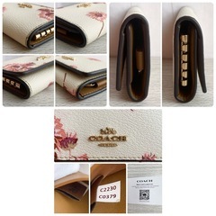 ☆お値引可能☆【美品】COACH  キーケース 5連 フローラルプリント 花柄 アイボリー の画像