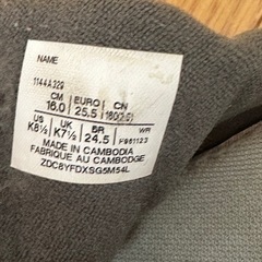 asics スニーカー16cmの画像