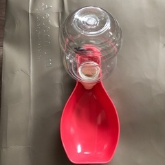 お散歩ボトル ラ フランス ピンク 携帯給水器 犬 猫 用 お散歩 給水ボトル おでかけの画像