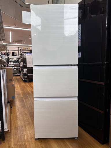 Haier 3ドア冷蔵庫 JR-CV29B 2024年製 286L