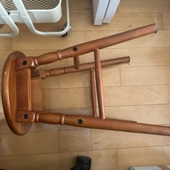 スツール　木製の画像