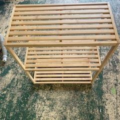 美品！！木のラック！の画像