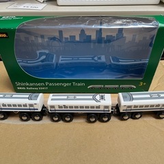 【中古品】BRIO  　木製レール、電車セット の画像
