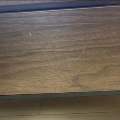 ニトリ　ローテーブル ブラウン 木製 リフトアップ可 収納ありの画像