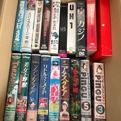 VHS ビデオテープ　大量　Disney 映画　音楽の画像