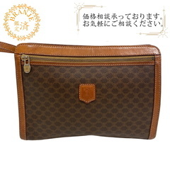 セリーヌ CELINE クラッチバッグ マカダム柄 ヴィンテージ...