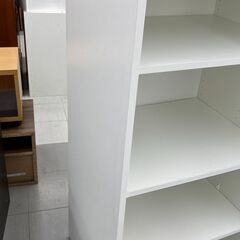 ★リユースのサカイ千葉中央店★収納家具 ホワイト H129×D50×W60 クリーニング済み TC3877の画像