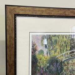 クロードモネ Claude Monet 睡蓮の池 額サイズ96×109  複製絵画アートパネル 額入り フレーム付き 大きいサイズ 香川県の画像