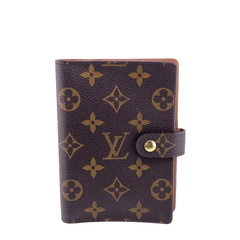 ルイヴィトン LOUIS VUITTON 手帳カバー モノグラム アジェンダPM 二つ折り R20005 ブラウンの画像