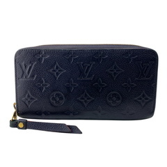 ルイヴィトン LOUIS VUITTON 長財布 モノグラムアンプラント ジッピーウォレット ラウンドファスナー M62121 ネイビーの画像