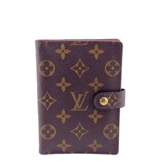 ルイヴィトン LOUIS VUITTON 手帳カバー モノグラム アジェンダPM R20005 ブラウンの画像