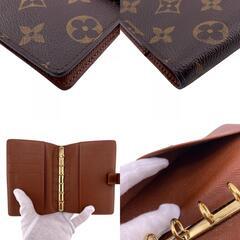 ルイヴィトン LOUIS VUITTON 手帳カバー モノグラム アジェンダPM R20005 ブラウンの画像