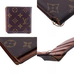 ルイヴィトン LOUIS VUITTON 札入れ モノグラム ポルト ビエ・6カルト クレディ 二つ折り財布 M60929 ブラウンの画像