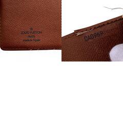 ルイヴィトン LOUIS VUITTON 手帳カバー モノグラム アジェンダPM 二つ折り R20005 ブラウンの画像