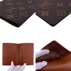 ルイヴィトン LOUIS VUITTON 手帳カバー モノグラム クーヴェルテュール・カルネPM ノートカバー M60179 ブラウンの画像