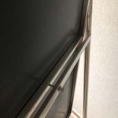 M1 Silver Steel Studio Mirror おしゃれな家具 ミラー 鏡の画像