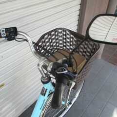 中古自転車 Panasonic 電動アシスト自転車 ViVi XY ママチャリ 内装3段変速 バッテリー8Ah 26インチ 2021年モデル バッテリー長押し5点点灯 通勤 通学 近所のお出掛けなどにの画像