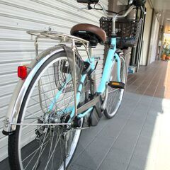 中古自転車 Panasonic 電動アシスト自転車 ViVi XY ママチャリ 内装3段変速 バッテリー8Ah 26インチ 2021年モデル バッテリー長押し5点点灯 通勤 通学 近所のお出掛けなどにの画像