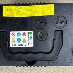 普通車用バッテリー　60B24L 動作品の画像