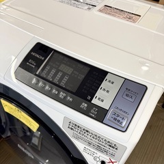 【超美品‼️】日立 2018年製 10.0/6.0kgドラム式洗濯乾燥機 ビッグドラム 洗濯機 ヒートリサイクル乾燥 風アイロン ホワイト♪の画像