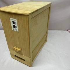 竹本木箱店 総桐天然木の計量米びつ・米蔵の画像