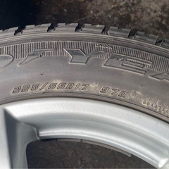 Audi ホイール スタッドレスタイヤ付 225/55R17 4本セットの画像