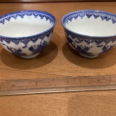 中華絵椀2個セットの画像