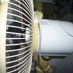 中古扇風機２台　動作ＯＫだがジャンク部分あり　商品説明確認必要の画像