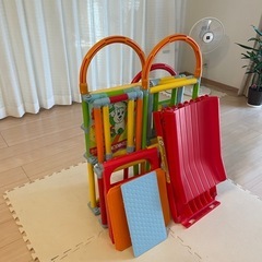 おりたたみ滑り台付きジャングルジム　わんわんうーたんの画像