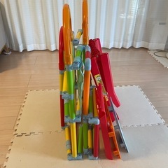 おりたたみ滑り台付きジャングルジム　わんわんうーたんの画像