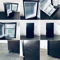 ID:rg220770 ハイセンス Hisense 冷蔵庫 一人暮らし 中古 2022年製 2ドア 135L ダークブラウン ファン式 右開き HR-G13C-BR  【リユース品：状態B】【送料無料】【設置費用無料】の画像