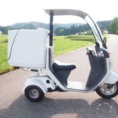 ジャイロキャノピースクリーン綺麗　（ミニカー登録可能）実働50cc 原付 富山、石川、金沢の画像
