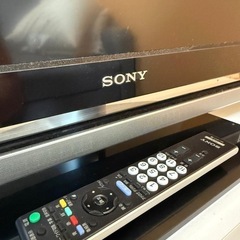 SONY 薄型テレビ リモコン付きの画像